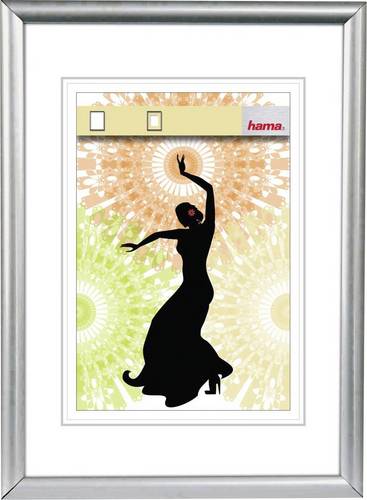 Hama 66842 Bilder Wechselrahmen Papierformat: DIN A4 Silber