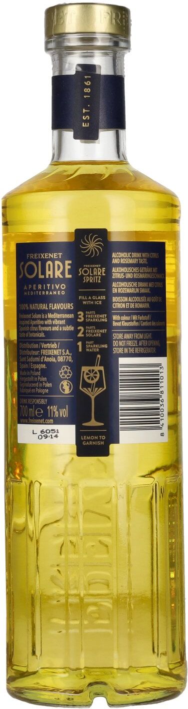Freixenet Solare Spritz Aperitivo Mediterraneo 11% Vol. 0,7l