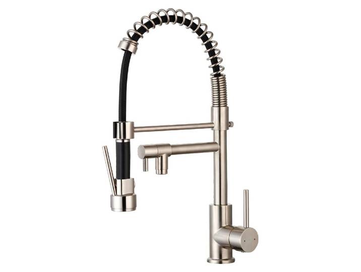 Big Pro mitigeur évier à douchette mobile façon inox Essebagno