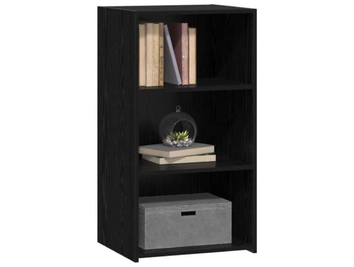 Sideboard Aus Holzwerkstoff Schwarze Eiche 50x41x93 cm Mit Regalböden Modernes Design, robuste Konstruktion, flexible Ablageflächen, vielseitig nutzbar, einfache Reinigung