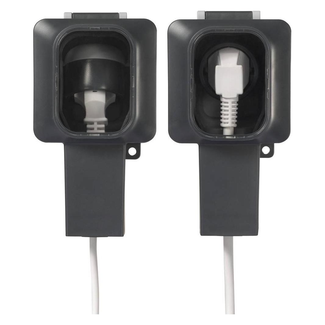 Sygonix SY-6670746 1fach Aufputz-Steckdose abschliessbar, schwenkbare Steckdosen (SY-6670746)