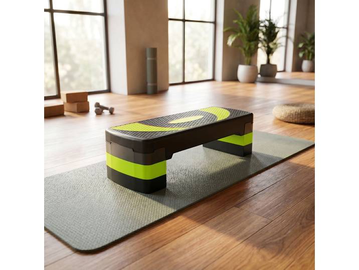 HOMCOM Stepper Réglable Intérieur Extérieur 150kg Vert