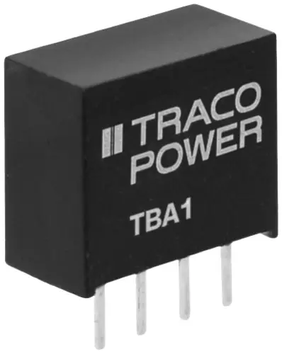 TracoPower TBA 1-2412 DC/DC-Wandler, Print 80mA 1W Anzahl Ausgänge: 1 x Inhalt 1St.