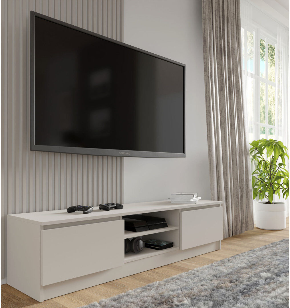 17 Stories Sunem TV Stand for TVs up to 65" Beige 65"