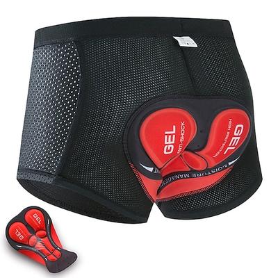 Herren Streifen Fahrradunterwäsche-Shorts Fahrrad Unterwäsche Fahrradshorts Fahhrad Unterwäsche Shorts Mountainbike MTB Straßenradsport Sport 3D-Polster Radfahren Schnelltrocknend