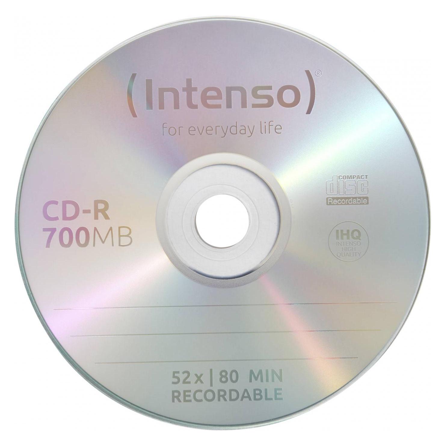 Intenso CD-R Cake Box 80MIN/700MB (100x) (1001126)
