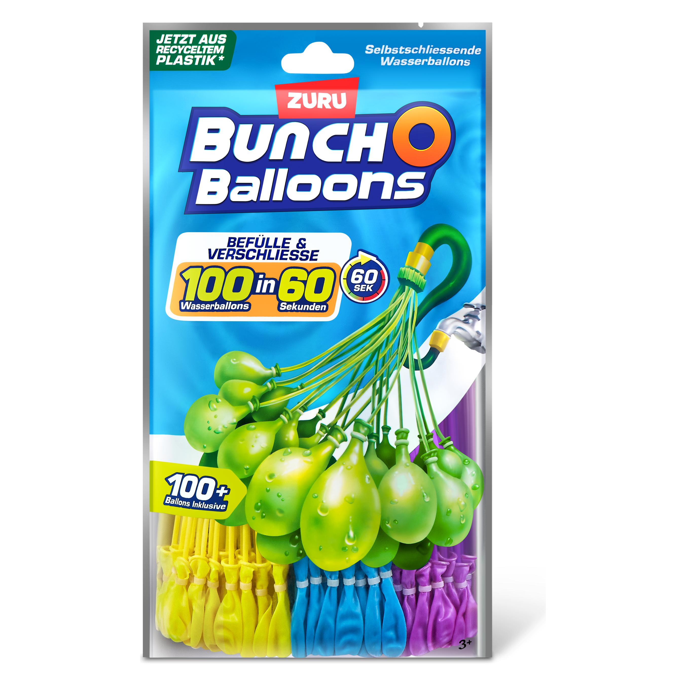 Zuru 100 Wasserbomben Bunch O Balloons farbsortiert (56288)