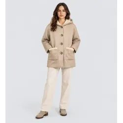 PennyBlack für Damen. 2621456043200 Beiger Blocusta-Mantel (42), Lässig, Polyester