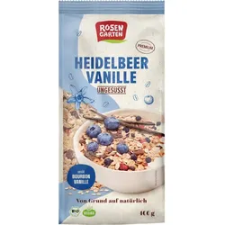 Rosengarten Heidelbeer-Vanille-Müsli ungesüßt bio