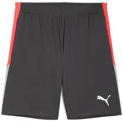 PUMA IndividualLIGA Trainingsshorts 2 mit offenen Taschen Herren 10 - shadow gray/puma white/glowing red S