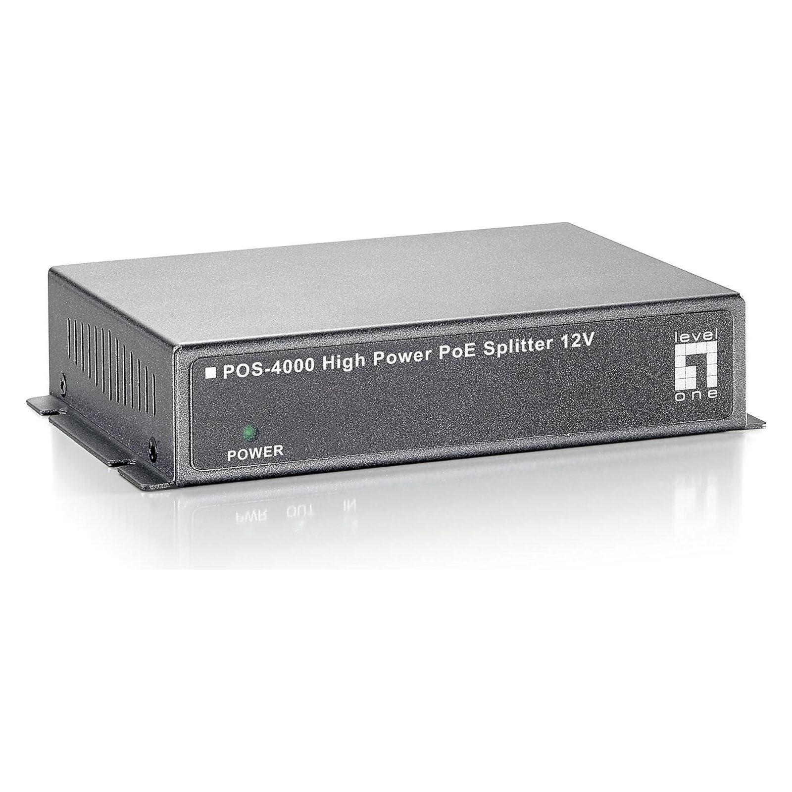 LevelOne POS-4000: High Power PoE Splitter (PoE Splitter) (552016)