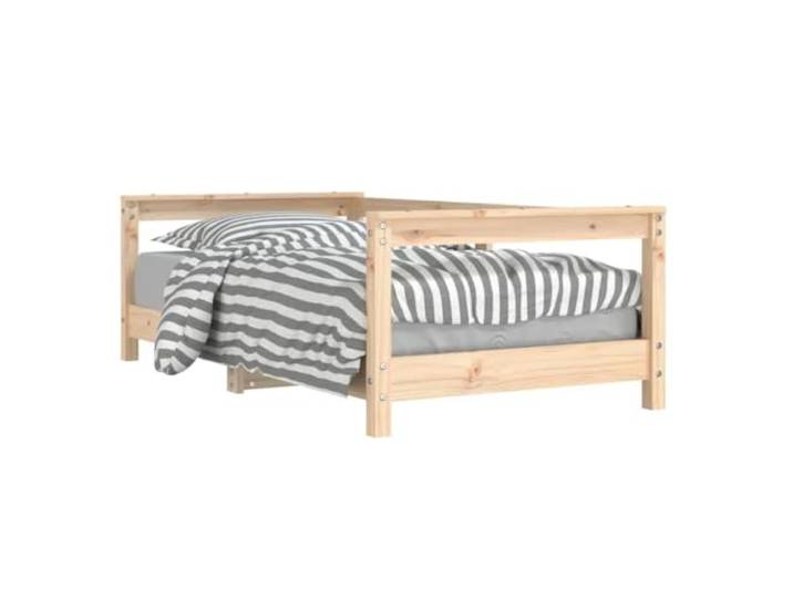 vidaXL Kinderbett 70x140 cm Massivholz Kiefer