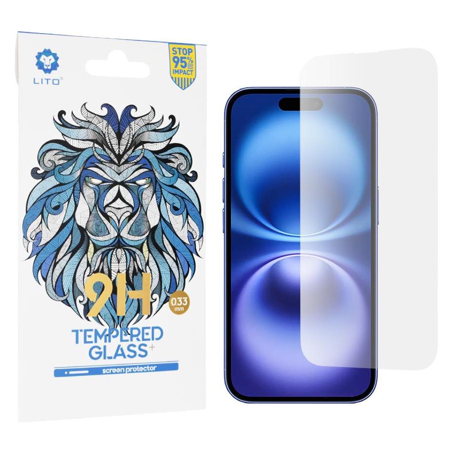 Lito - 2.5D Classic Glass - iPhone 16 - Clear (Apple iPhone 16) (56358745)