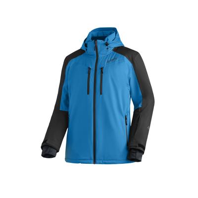 Skijacke MAIER SPORTS "JOEY", Herren, Gr. 54, blau (saphirblau), 100% Polyester, Jacken Skijacke, Herren Winterjacke wasserdicht u. atmungsaktiv