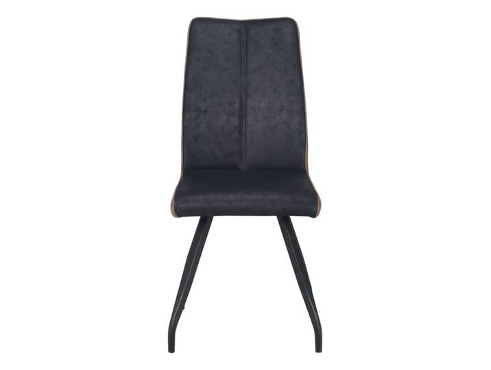 Chaise ESTHER Bi-color noir nuit/marron