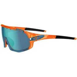 Tifosi, Unisex, Sportbrille, Optics Schlitten Sonnenbrille (Shiny Crystal-Orange, Blau, Klar, Red), Orange