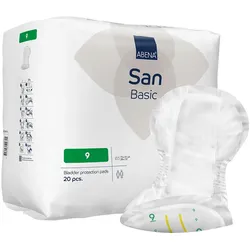 Abena San Basic Inkontinenzvorlagen 9 / 4 x 20 = 80 Stück