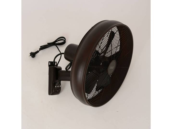 Beacon Lighting Wandventilator Breeze, schwarz, Ø 41cm Breeze, schwarz, für Wohn- / Esszimmer, Kunststoff