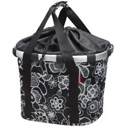 City-Tasche KLICKfix Bikebasket 35x28x26cm, fleur schwarz, Reisenthel