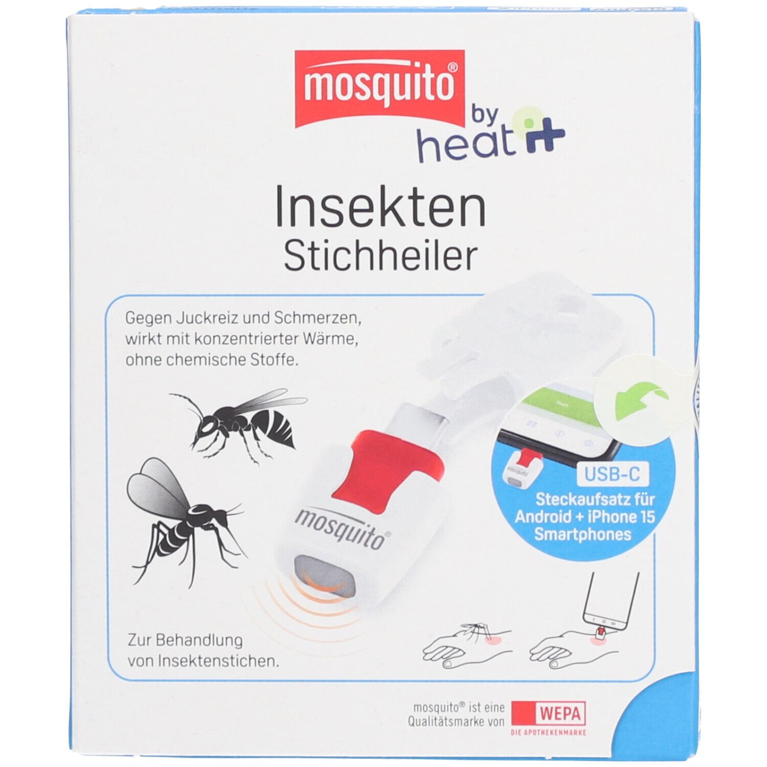 Mosquito heat it USB C Insekten-Stichheiler 1 St Gerät