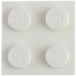 LEGO 2X2 Steine weiss - Classic, Basic, City - white - 3003 Stückzahl 500 Stueck (3003, LEGO Zubehör)