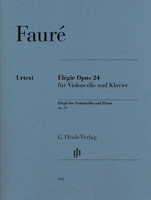 Henle Verlag Fauré Elégie op.24 Cello