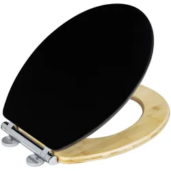 WC-Sitz BAMBUSA BLACK (BT 37x44 cm) - BT 37x44 cm