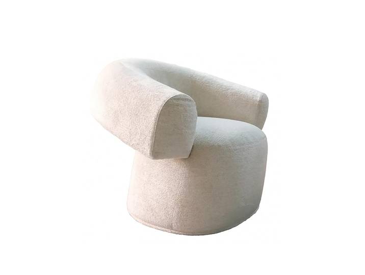 MOROSO fauteuil RUFF large pivotant (Cat. T - Tissu)