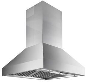 Proline Range Hoods "Proline PLJI 103 Ducted Island Range Hood, 1200 CFM 36""–60"" 36 inches wide / 430 Stainless Steel"