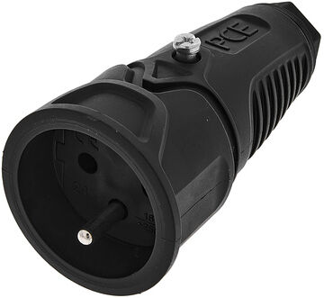 PCE 2410-ss Taurus2 Socket B/F Schwarz mit schwarzem Markierungsring