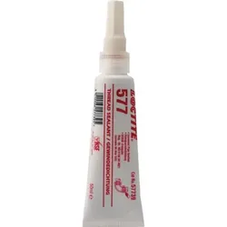 Rohrgewindedichtung 577 hochviskos,mittelfest, gelb, 50ml - gelb