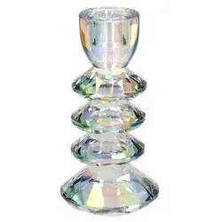 Sari Kerzenhalter Kristallglas irisierend 16cm