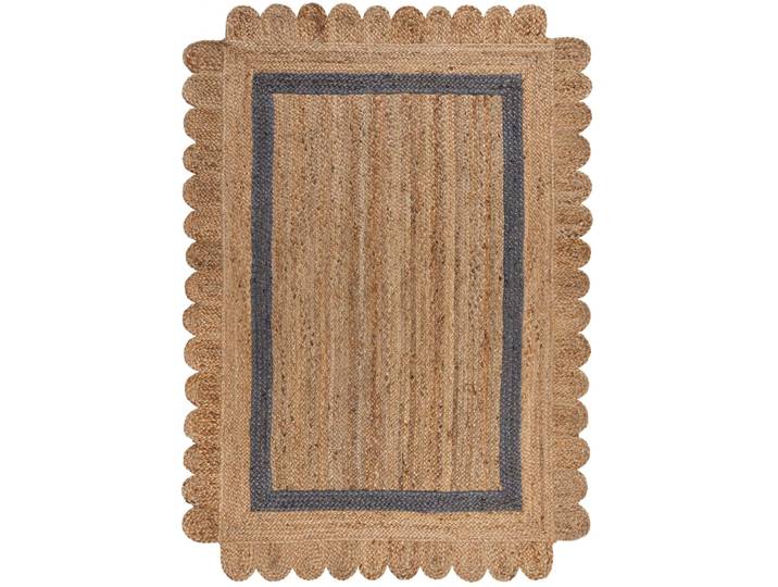 Teppich Graya Natur, Grau Jute 230 x 160 cm - Teppich