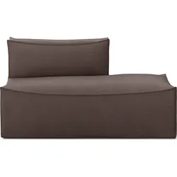 Catena Hot Madison Liegesofa links 150 cm schokoladenbraun