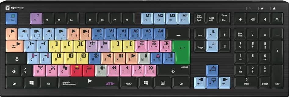 Logickeyboard Avid Media Composer Astra 2 Classic voor PC