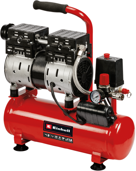 Einhell TE-AC 6 Silent - Compresseur d'air électrique insonorisé