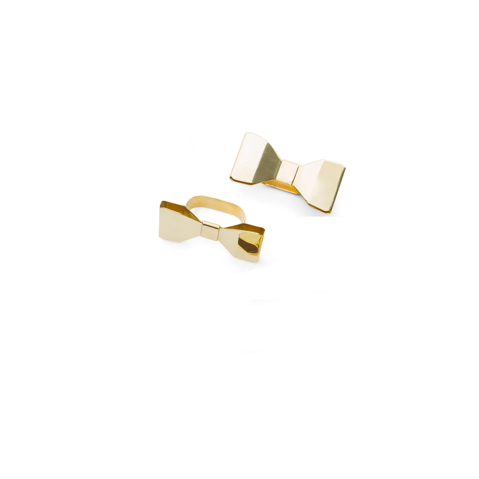 KLONG Bowie servetring 2-pack Messing