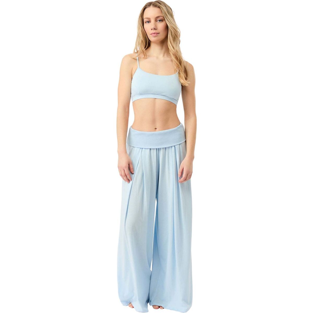 Mandala Lounge Pants light blue M PA71JE18-Lounge-Pants-light-blue-M