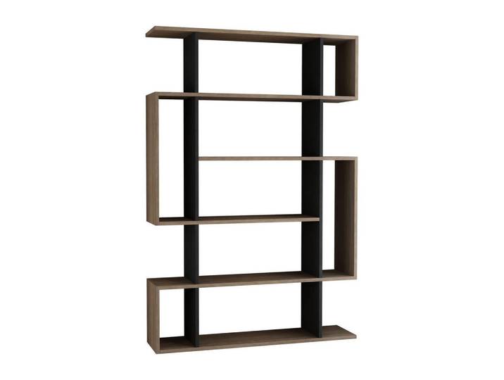 Calicosy Bücherregal Mito - 108/25/161 cm, Eichefarben, 25x161x31 cm, Wohnzimmer, Regale, Bücherregale