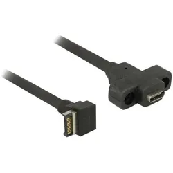 Delock USB3.0 Pinheaderkabel USB 3.1 Gen2 - USB-KeyA zum Einbau (0.45 m, USB 3.2 Gen 2), USB Kabel
