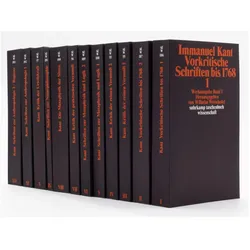 Werkausgabe. Herausgegeben vonWilhelm Weischedel. 12 Bände, Fachbücher von Immanuel Kant