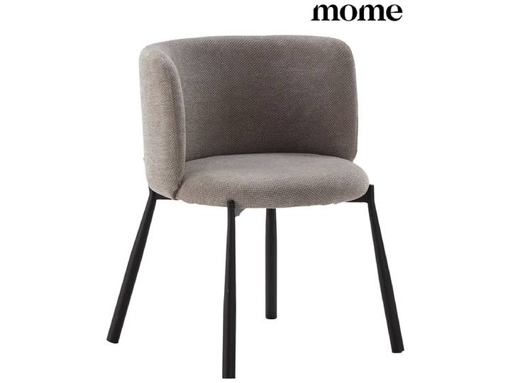 MOME Stuhl GINNY Stoff grau