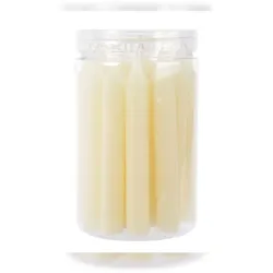 Christmas Decorations 22er Set Spitzkerzen 10,5cm Tafelkerzen Kerzen Set Adventskerzen Tischkerzen Kerzenständer Dekokerzen Hochzeit Party Weihnachtsdeko Dinnerkerzen Creme