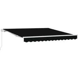 vidaXL Markise Schwarz 300 x 250 x 165 cm Polyester