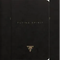 Clairefontaine 5x Flying Spirit Heft liniert 11x17 cm 48 Blatt - Schwarz 102506C