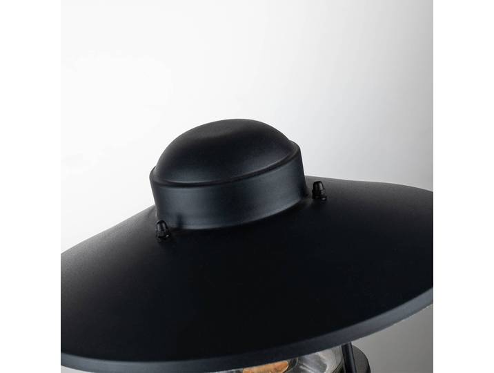 Sokkellamp Klampenborg, zwart, PIR-sensor, IP44 Klampenborg, zwart, metaal, Scandinavisch