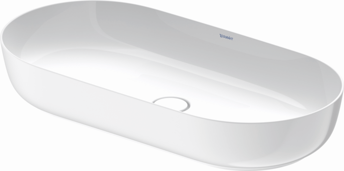Duravit Luv Aufsatzwaschtisch 03798000001 weiss wondergliss, 80x40cm, geschliffen
