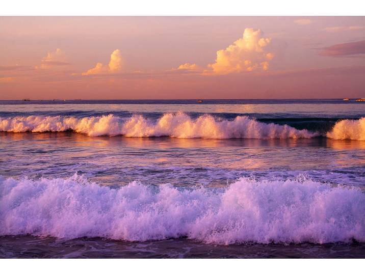 Fototapete PAPERMOON Rolling Tide , bunt, B:4,5m L:2,8m, Vlies, Tapeten, Fototapete