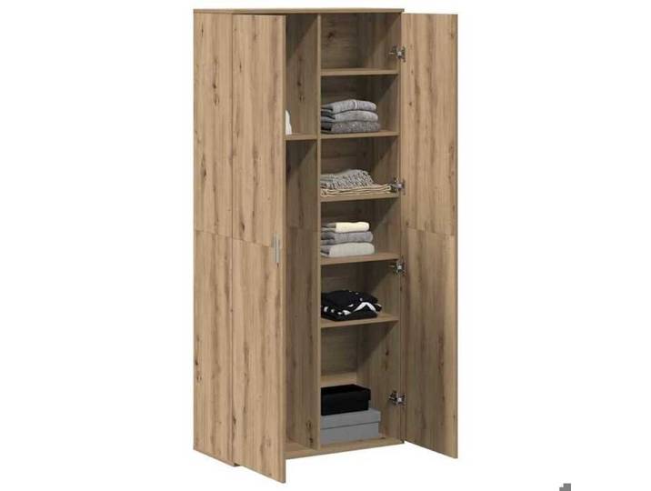 Buffet de Rangement CLARENCE® - Montage simple - Buffet bahut/Armoire de Cuisine - chêne artisanal 80 x 35 x 180 cm - bois d'ingénie