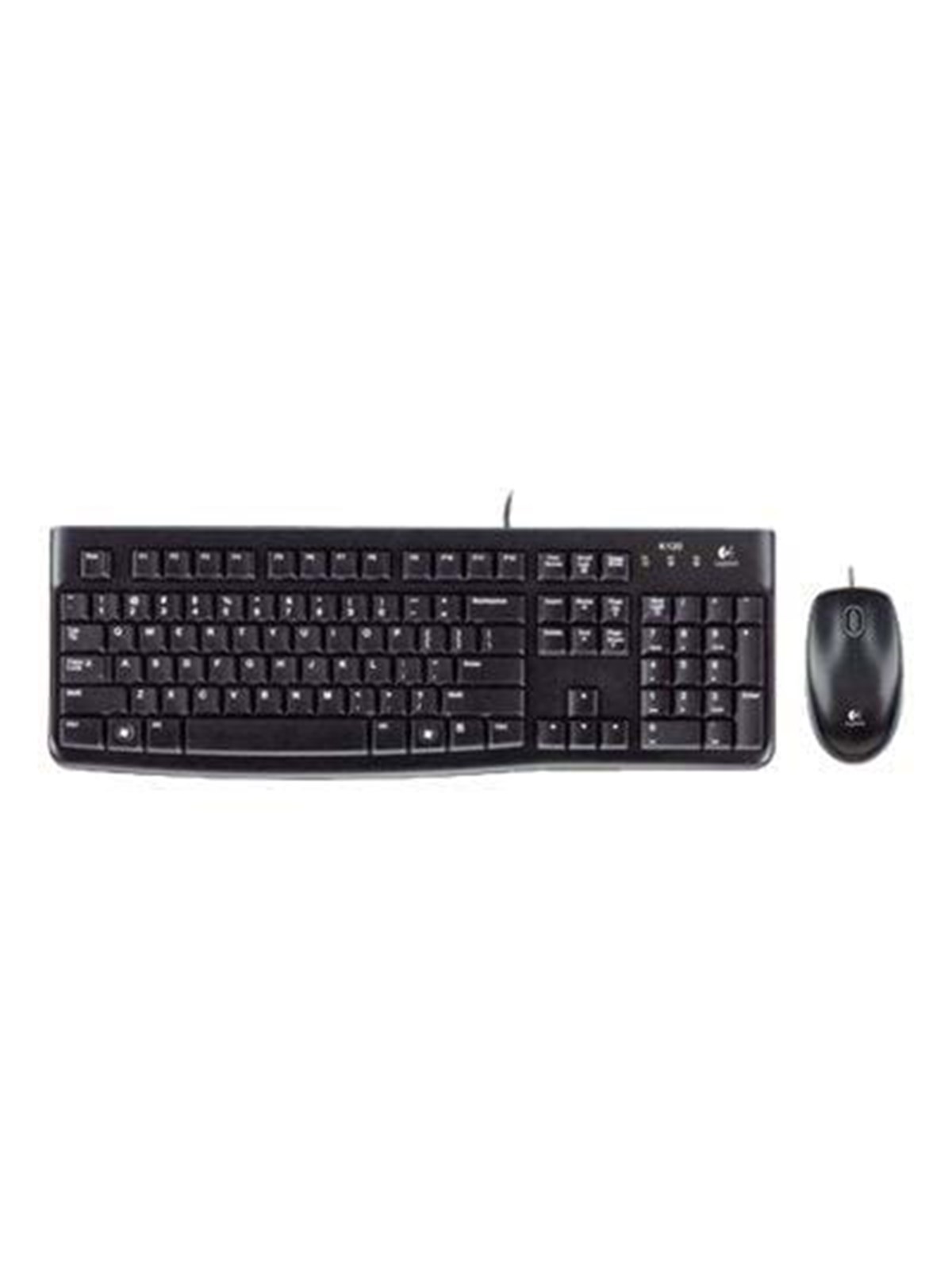 Logitech MK120 Desktop - UK - Tastatur & Maus Set - Englisch - Schwarz
